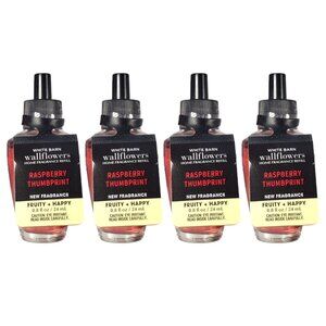 Raspberry Thumbprint Wallflowers Refill Bulbs Set of 4